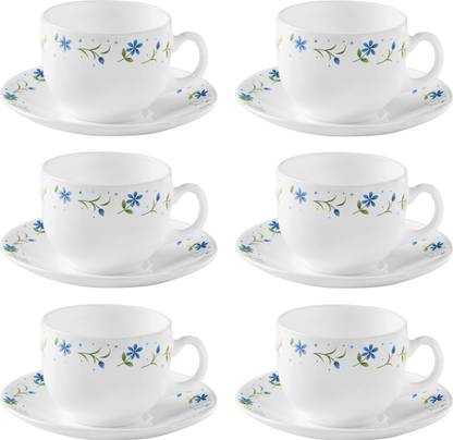 LAOPALA Pack of 12 Opalware 160 ML Twilight Bouquet IRIS