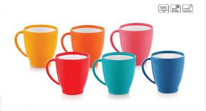 YM Plastic Polypropylene - SunSip Tea Cup Coffee Cup (Pack of 12) - 160ml