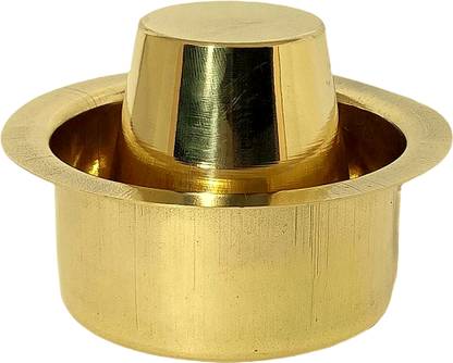 A & H ENTERPRISES Pack of 1 Brass Dabara Set for Serving Filter Coffee,Tea,Davara Set Plain - Set of 1 Pc