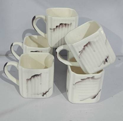 love unlimited Pack of 6 Bone China harshit scqure italian-01