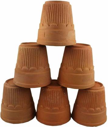 LEADWORT Traditional Indian Desi Chai |Tea Cup/Glass|Handcrafted Brown Kulhad|Kullad Tea Ceramic Coffee Mug