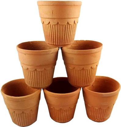 Daksh Prajapati Pack of 6 Earthenware