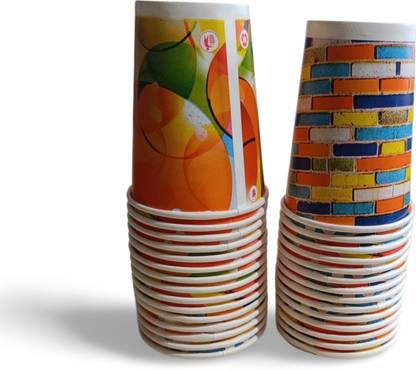 YARA Pack of 50 Paper Premium 250ml Eco Friendly Paper Cup