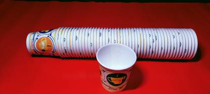 icups Pack of 200 Paper Tea paper cups / Coffee paper cups, High quality paper cups, 200 pc