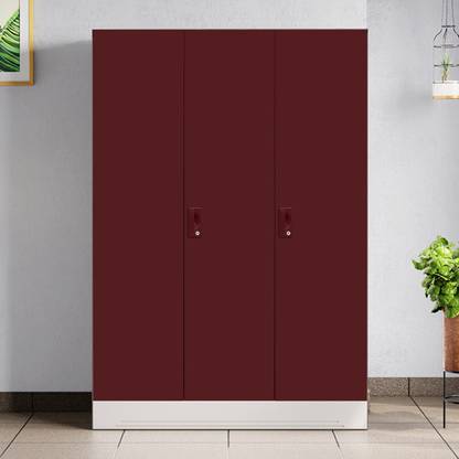 Godrej Interio Slimline 3 Door with Locker Metal Almirah