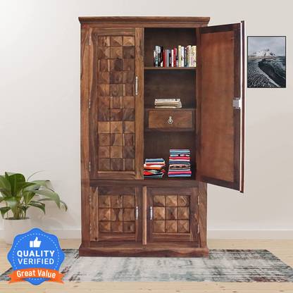 Flipkart Perfect Homes Sheesham Solid Wood Solid Wood Almirah