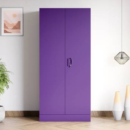 Godrej Interio Aceline® 2-Door Steel Almirah (Textured Purple Magic) Metal Almirah