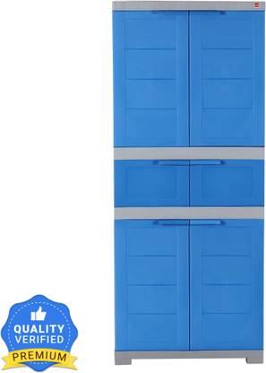 Cello Cello Novelty Triplex - Blue & Grey Plastic Cupboard