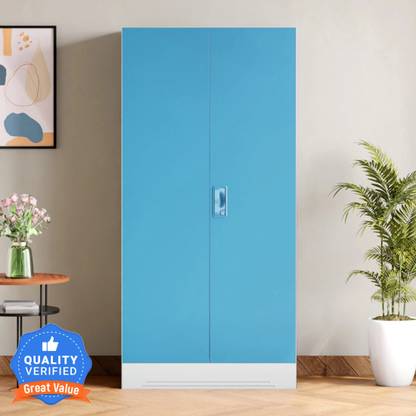 Godrej Interio Slimline 2 Door with Locker Metal Almirah