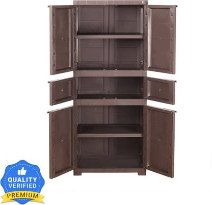 Cello Cello Novelty Triplex - Sandalwood Brown Plastic Cupboard