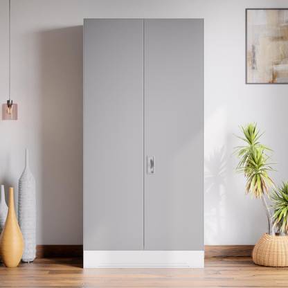 Godrej Interio Slimline XL 2 Door with Locker Metal Almirah