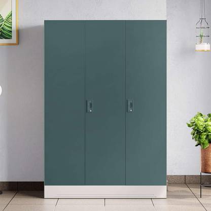Godrej Interio Slimline 3 Door with Locker, Drawer Metal Almirah