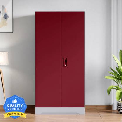 Godrej Interio Slimline 2 Door with 4 Shelves Metal Almirah