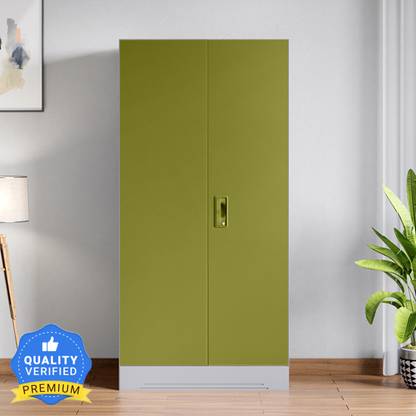 Godrej Interio Slimline 2 Door with 4 Shelves Metal Almirah