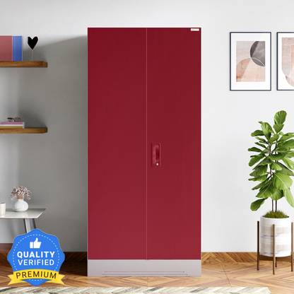 Godrej Interio Slimline 2 Door with Locker Metal Almirah