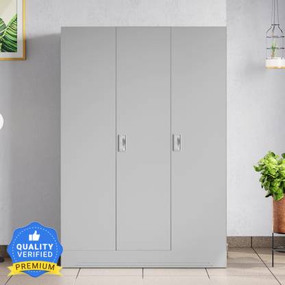 Godrej Interio Slimline 3 Door with Locker Metal Almirah
