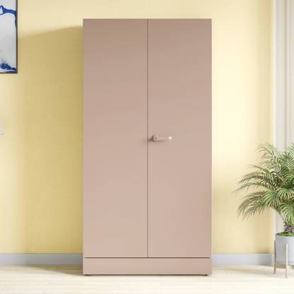 Godrej Interio Auraline Men Premium 2-Door (Textured Affogato), 2 Shelves, 2 Drawer Metal Almirah