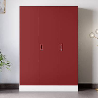 Godrej Interio Slimline 3 Door with Locker Metal Almirah