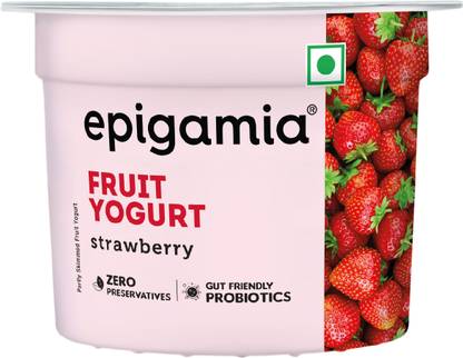 EPIGAMIA Probiotic Fruit Yogurt Strawberry
