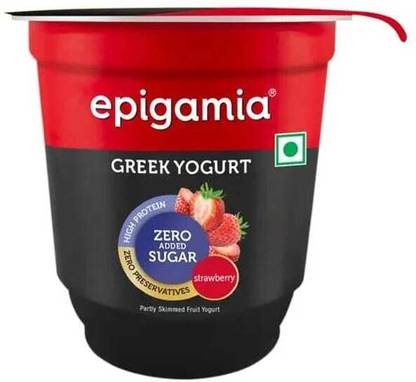 EPIGAMIA Mixed Berry No Added Sugar Greek Yogurt Flavored Yogurt Mixed Berries