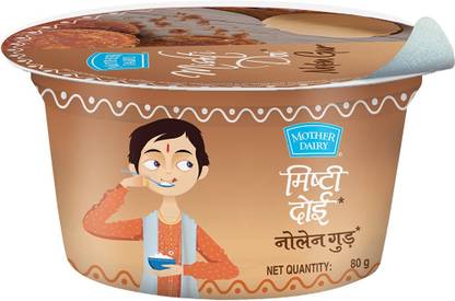 MOTHER DAIRY Mishti Doi Nolen Gur Plain Curd Curd