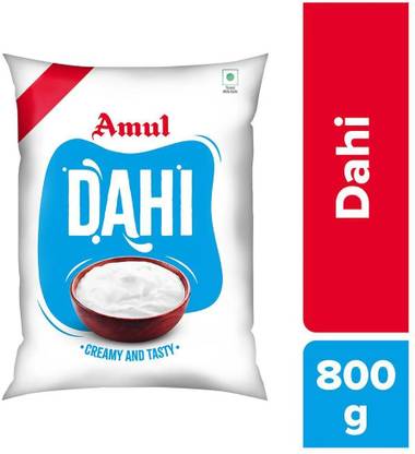 Amul Dahi Pouch Plain Curd NA