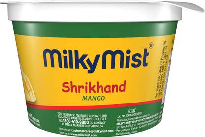 Milky Mist Shrikhand Flavored Curd Mango
