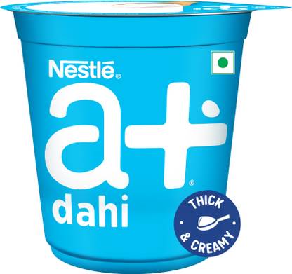 Nestle a+ Dahi Perfect with Your Everyday Meal Plain Curd