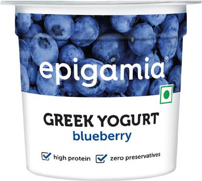 EPIGAMIA Greek Fruit Yogurt Blueberry