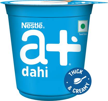 Nestle a+ Dahi Perfect with Your Everyday Meal Plain Curd