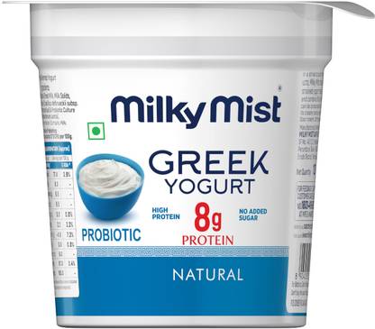 Milky Mist Natural Greek Yogurt Plain Yogurt