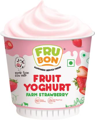 Frubon Farm Strawberry Flavoured Yoghurt Fruit Yogurt Strawberry