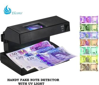 ELCONS Fake Note Detector (mini jumbo) Countertop Counterfeit Currency Detector
