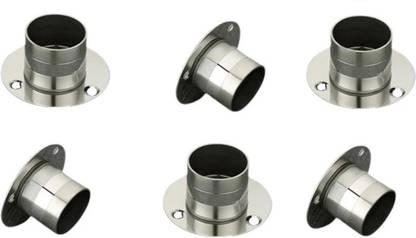 RVSA Silver Curtain Knobs Metal