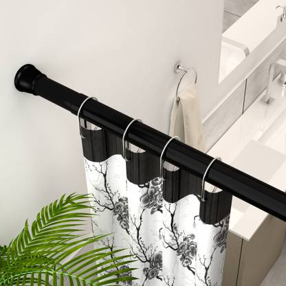 Story@home Black Curtain Rods Metal