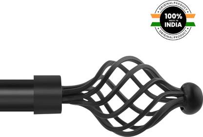 Deco Window Black Curtain Rods Metal