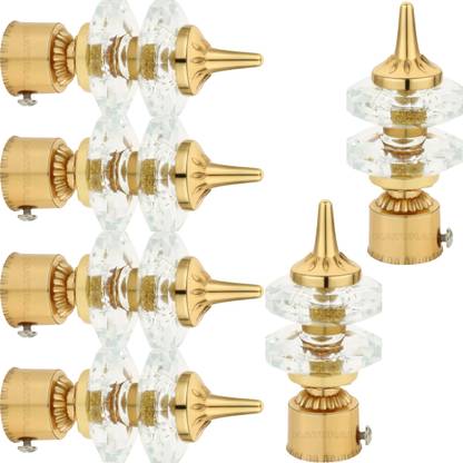 NATURAL Gold Curtain Knobs Metal