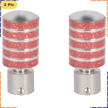 ZAPEX Orange Rod Rail Bracket, Curtain Knobs Metal