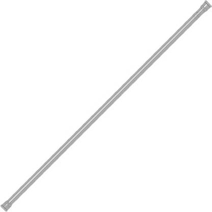 HomeCloud Grey Curtain Rods Metal