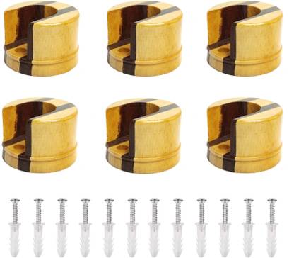 Paras Beige Curtain Knobs, Rod Rail Bracket, Curtain Hooks, Curtain Rods, Curtain Rings Metal