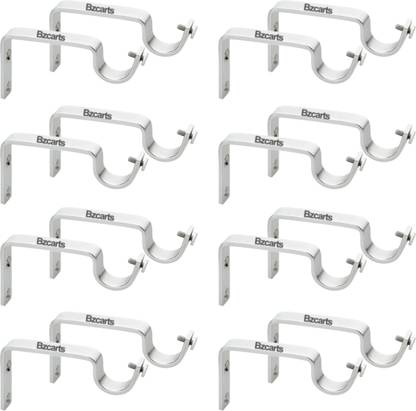Bzcarts Silver Rod Rail Bracket Metal