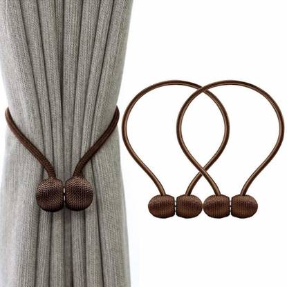 HomeCloud Brown Tieback Hook Metal