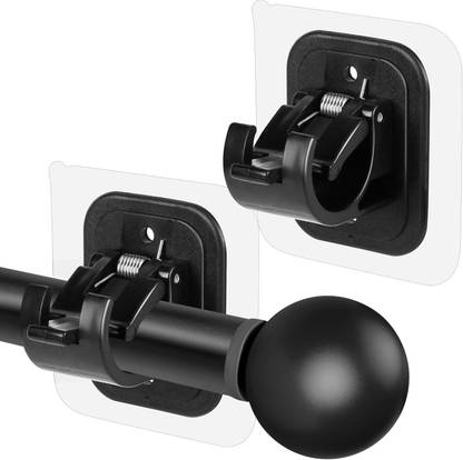 ZUCUR Black Curtain Hooks