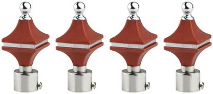 METZO Brown Curtain Knobs Metal