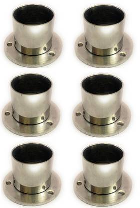 AKSS Silver Rod Rail Bracket Metal