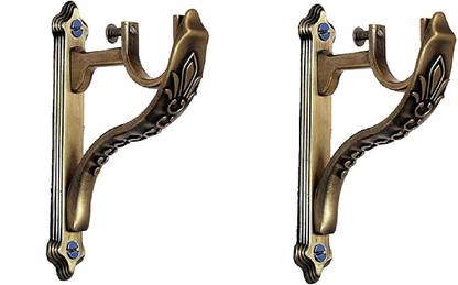 Ebenezer Gold Rod Rail Bracket Metal