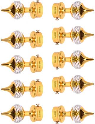 Bzcarts Multicolor Curtain Knobs Metal