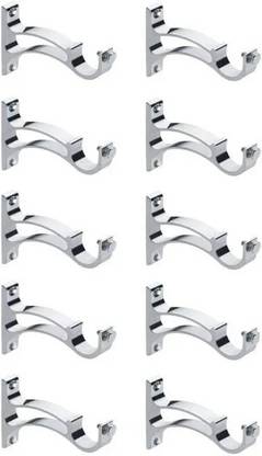 Dunims Silver Rod Rail Bracket Metal