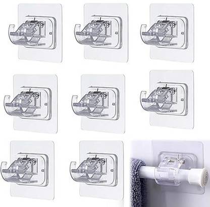 XBEY Silver Curtain Hooks Metal