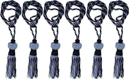 KUBER INDUSTRIES Black Tieback Hook